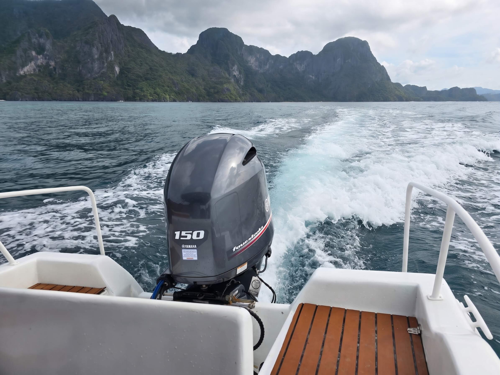 Powerful Yamaha 150HP engine